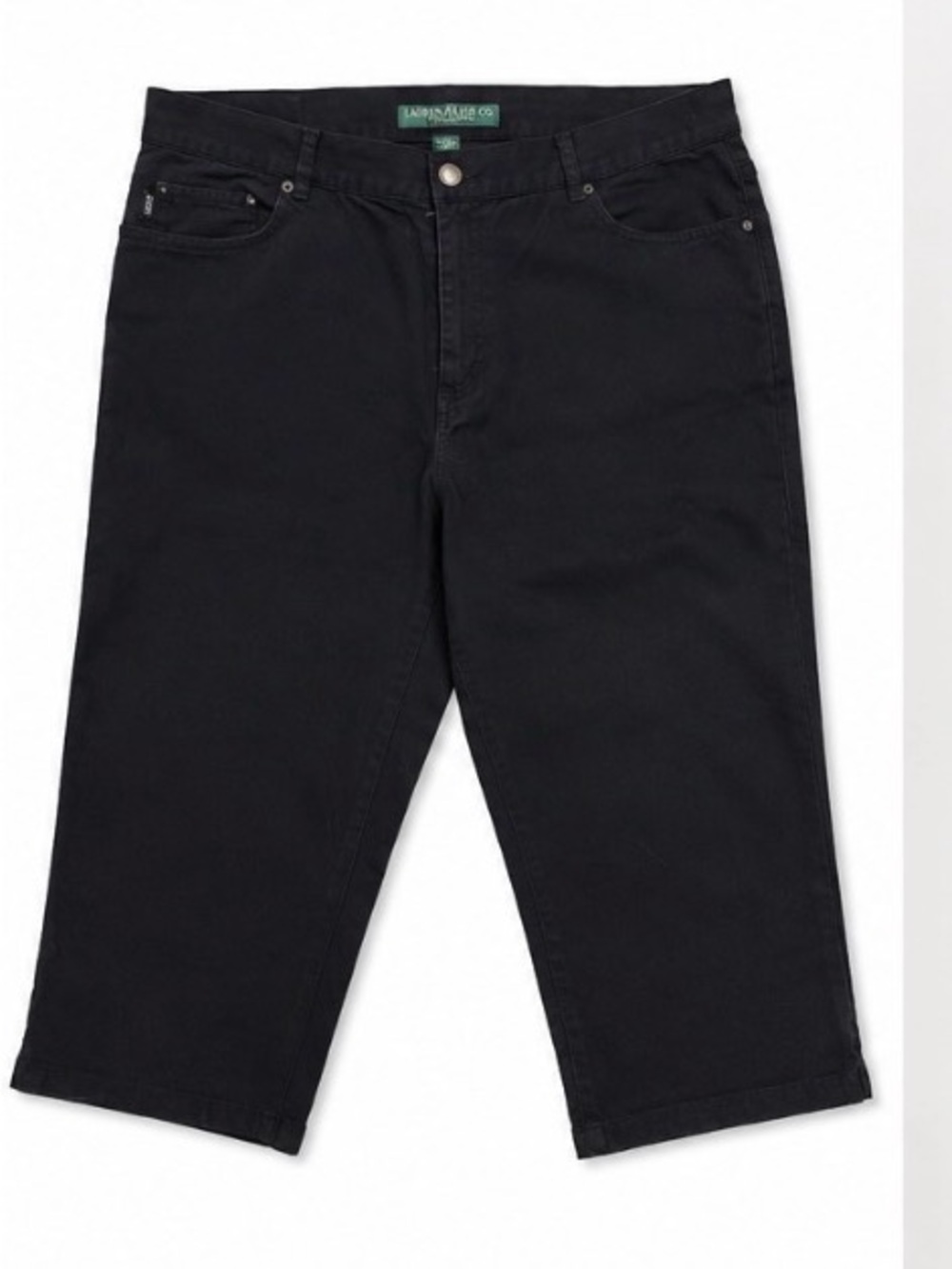 Ralph Lauren Black Capri Pants - Straight Cropped Style